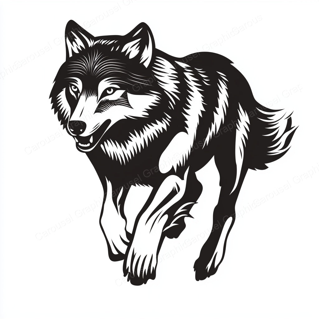 Wolf Vector Graphic preview