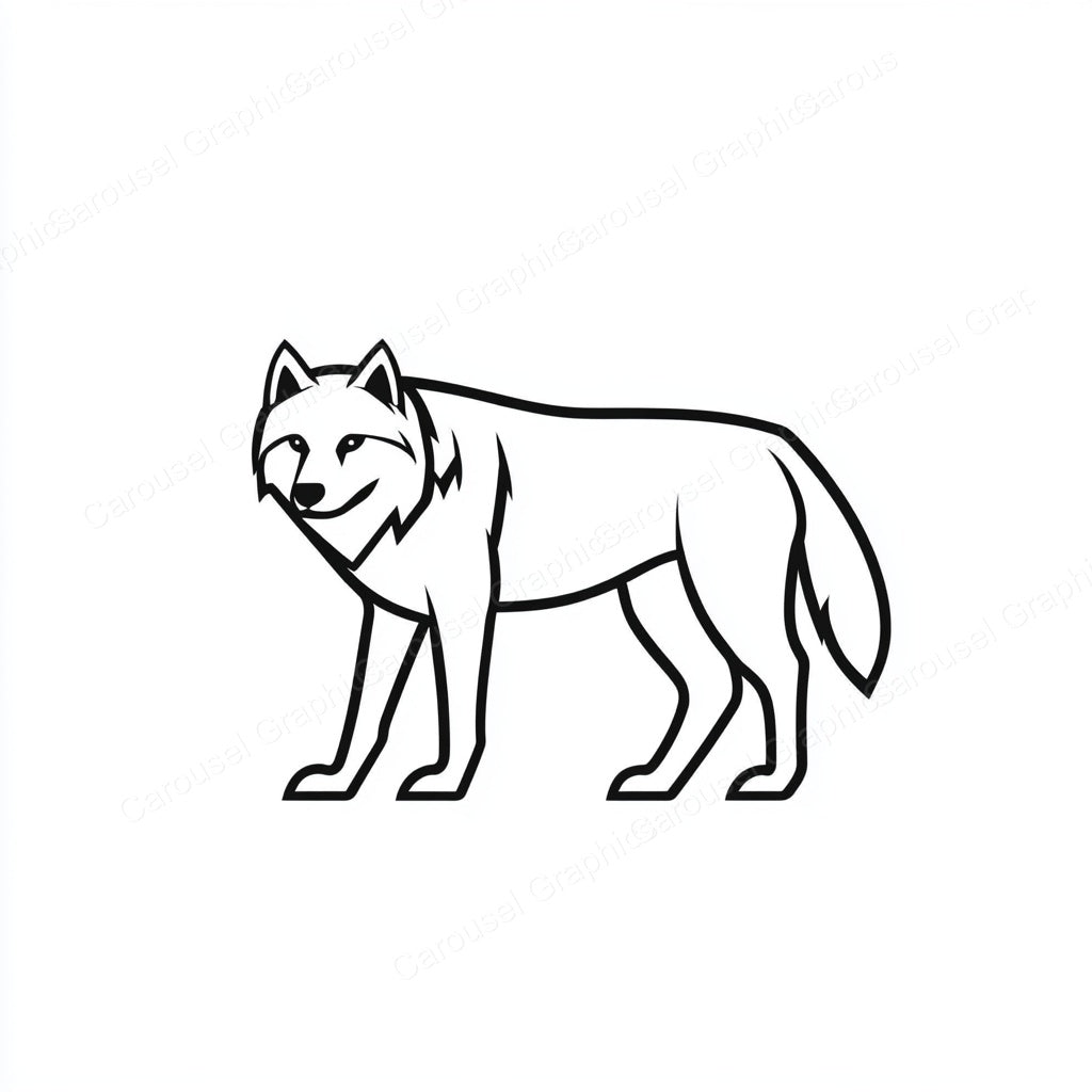 Wolf Vector Graphic preview
