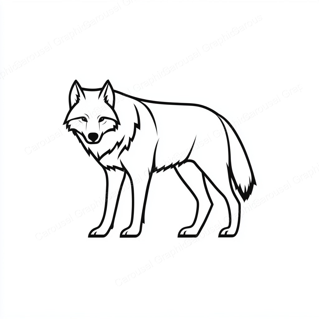 Wolf Vector Graphic preview