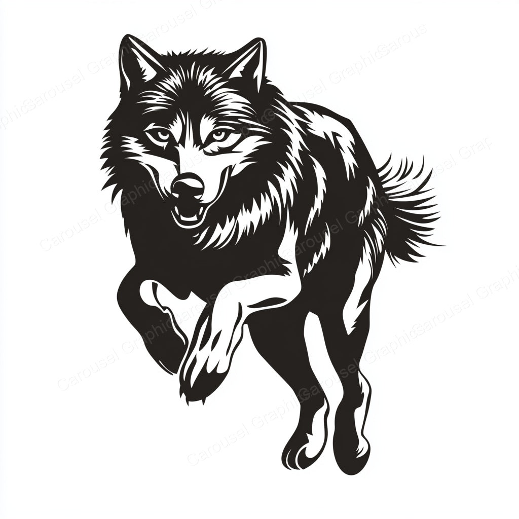 Wolf Vector Graphic preview