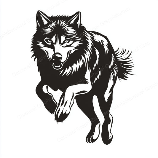 Wolf Vector Graphic preview