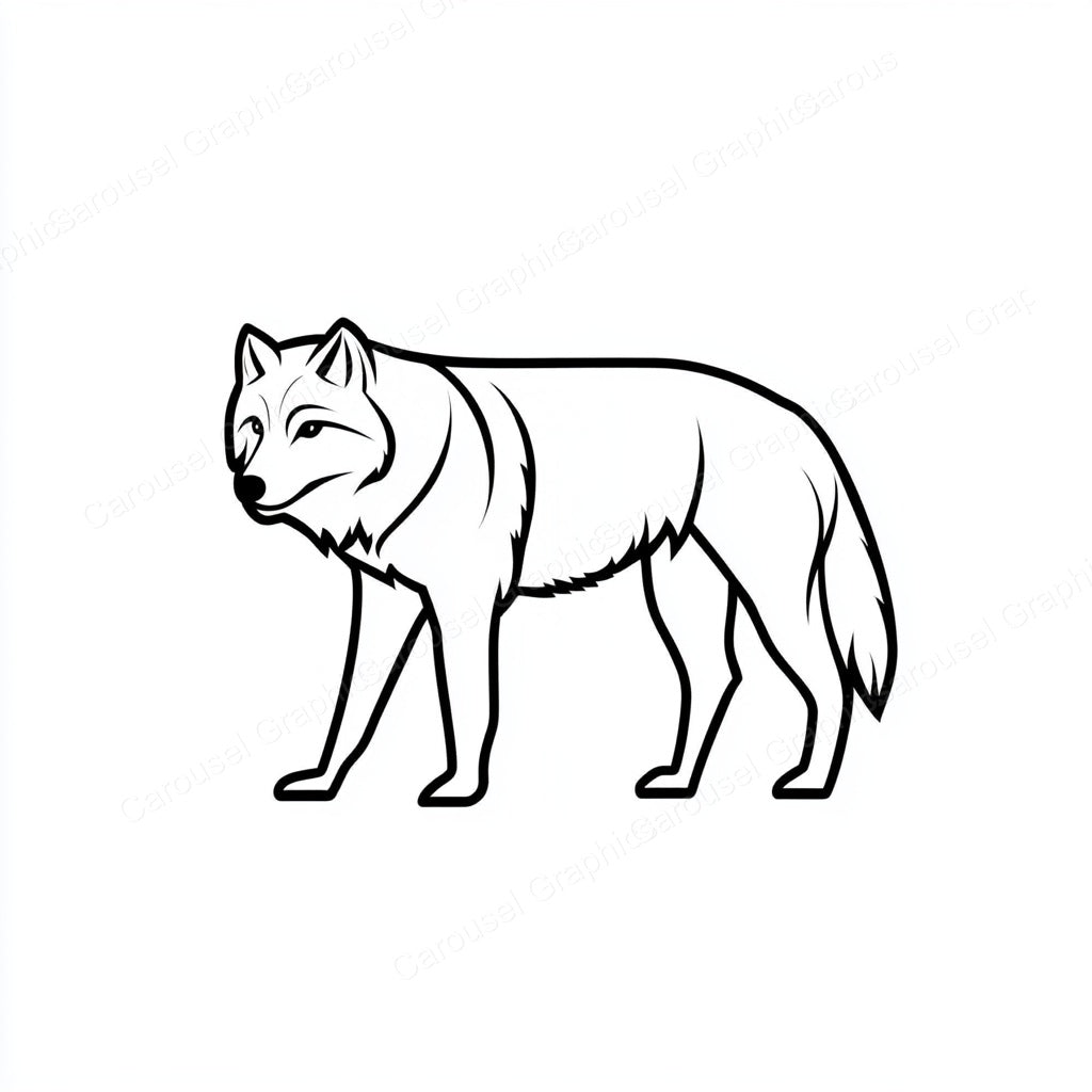 Wolf Vector Graphic preview