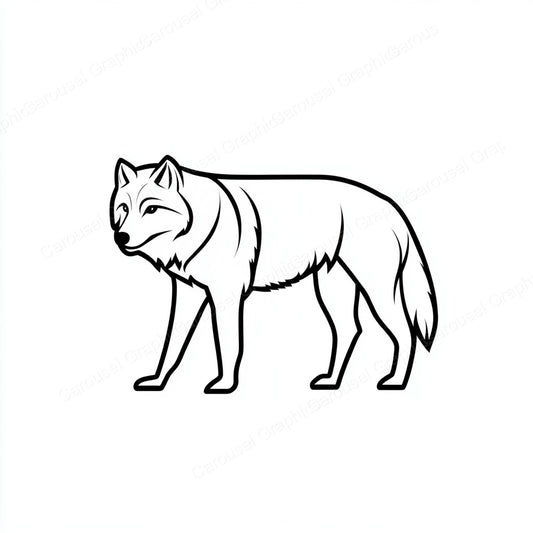 Wolf Vector Graphic preview