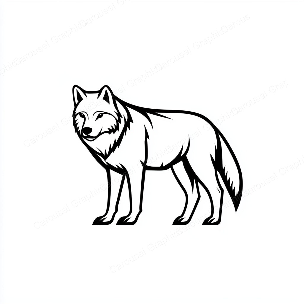 Wolf Vector Graphic preview
