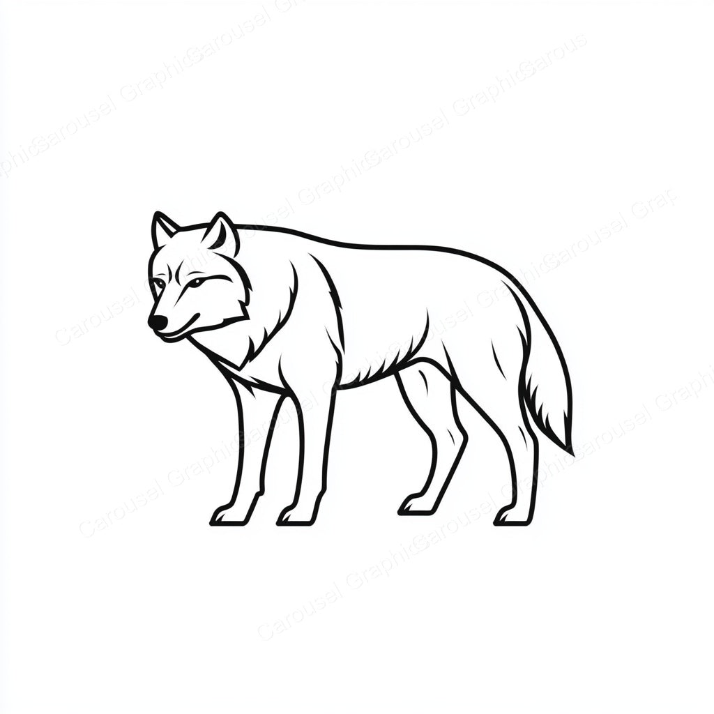 Wolf Vector Graphic preview