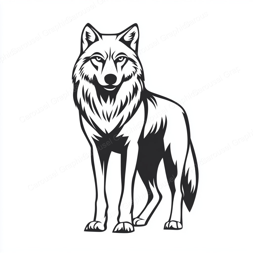 Wolf Vector Graphic preview