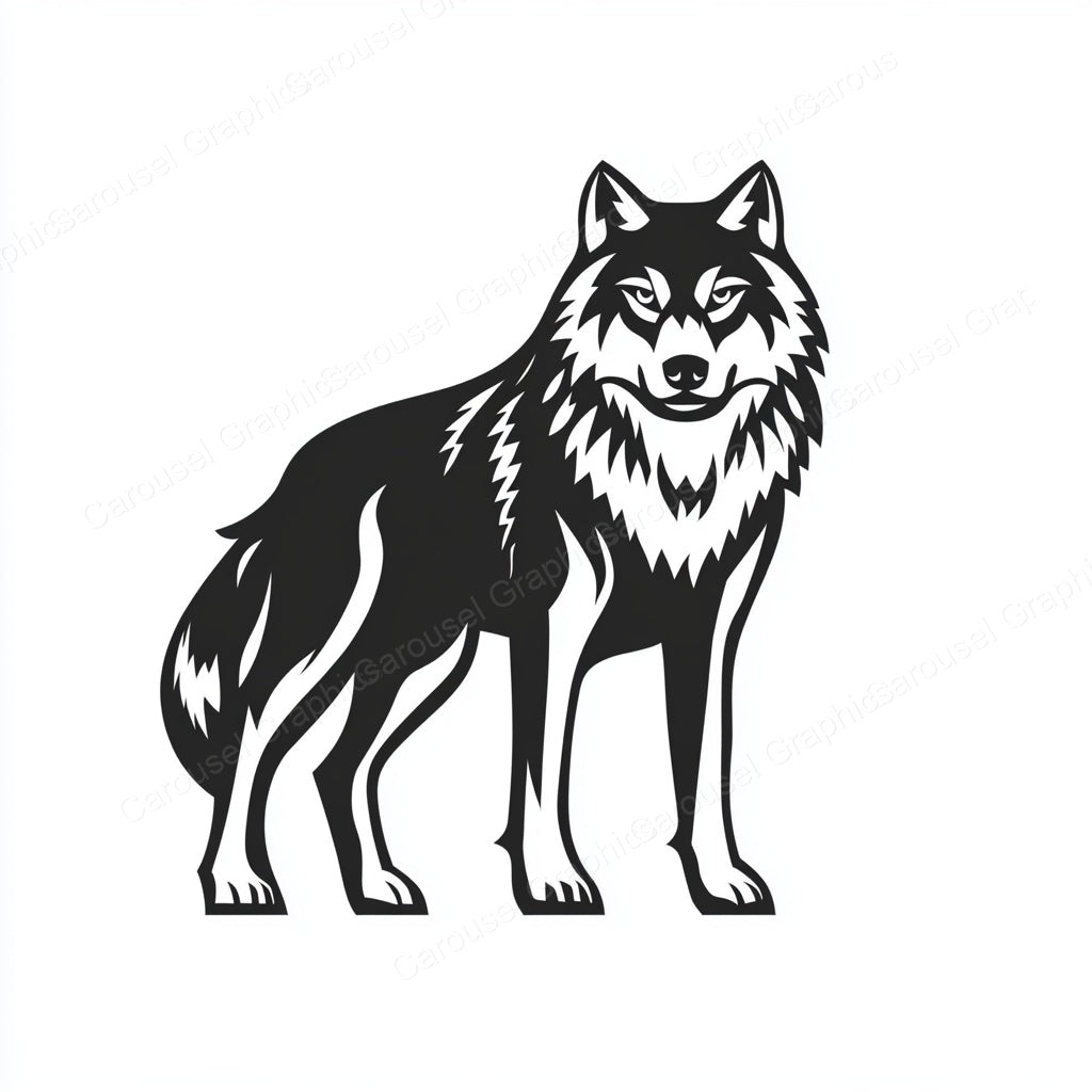 Wolf Vector Graphic preview