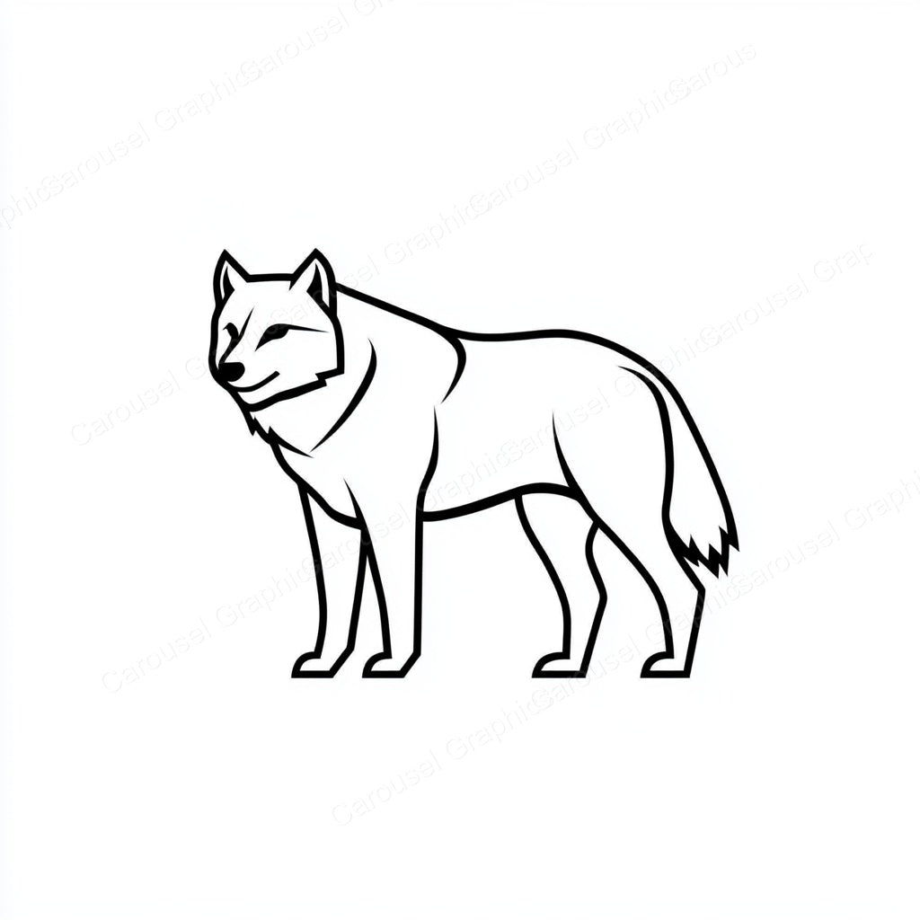 Wolf Vector Graphic preview