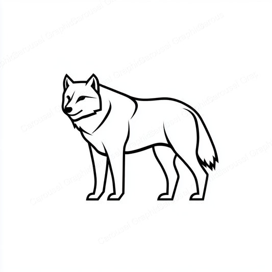 Wolf Vector Graphic preview