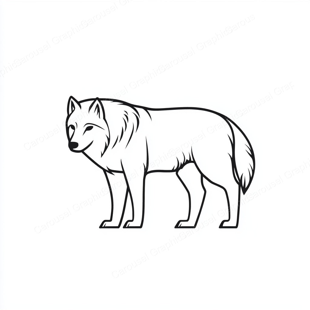 Wolf Vector Graphic preview