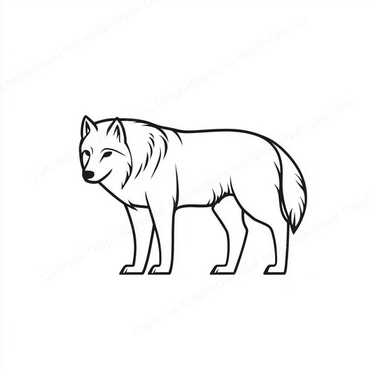 Wolf Vector Graphic preview
