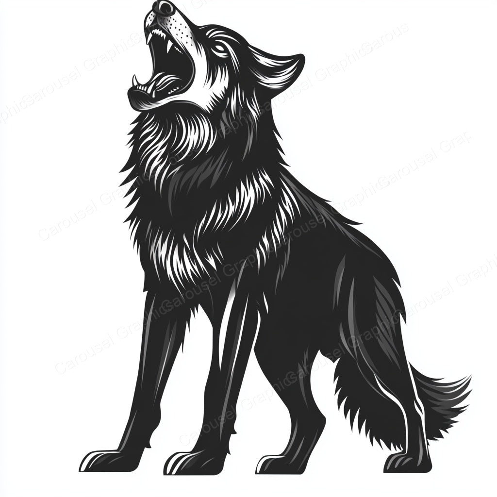 Wolf Vector Graphic preview