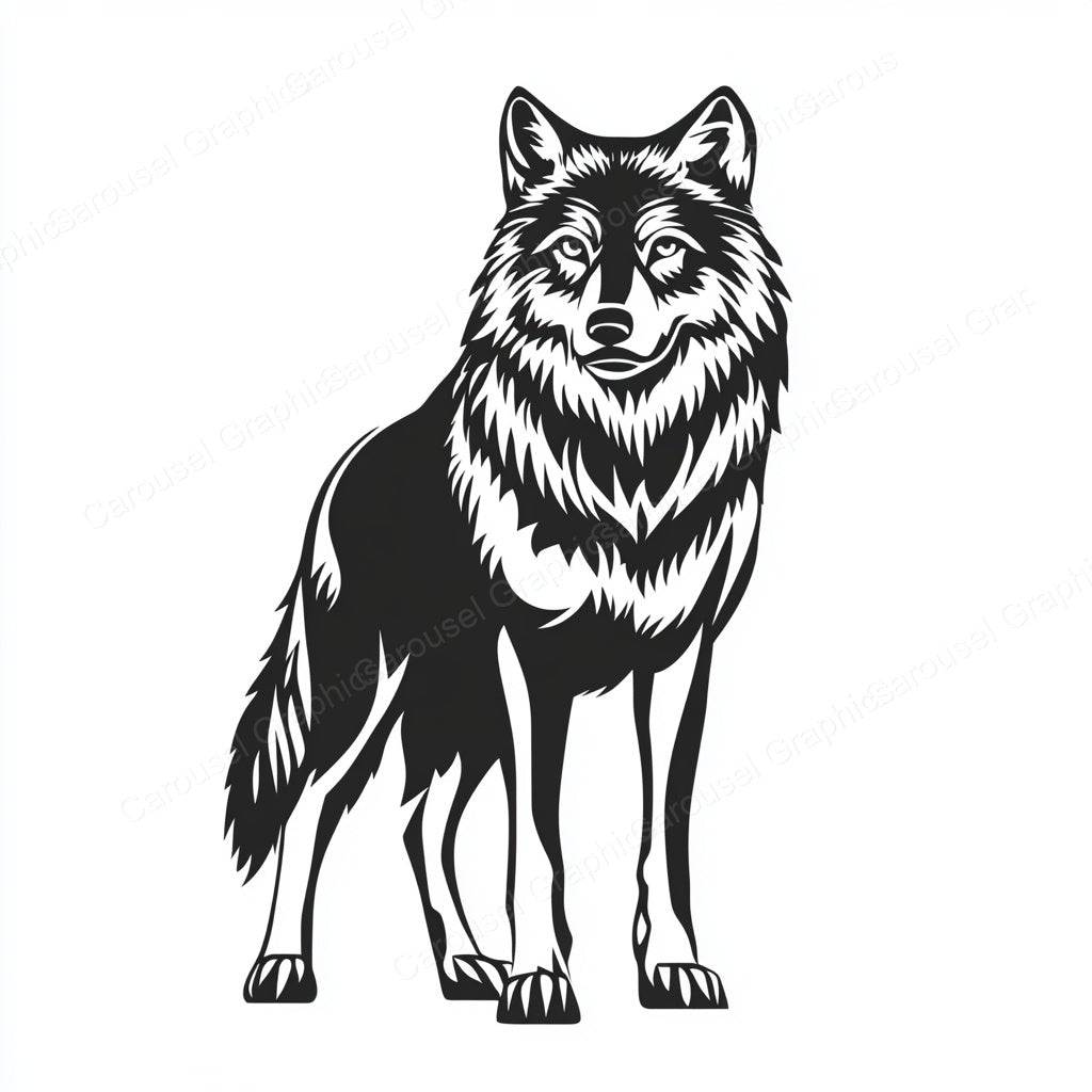 Wolf Vector Graphic preview