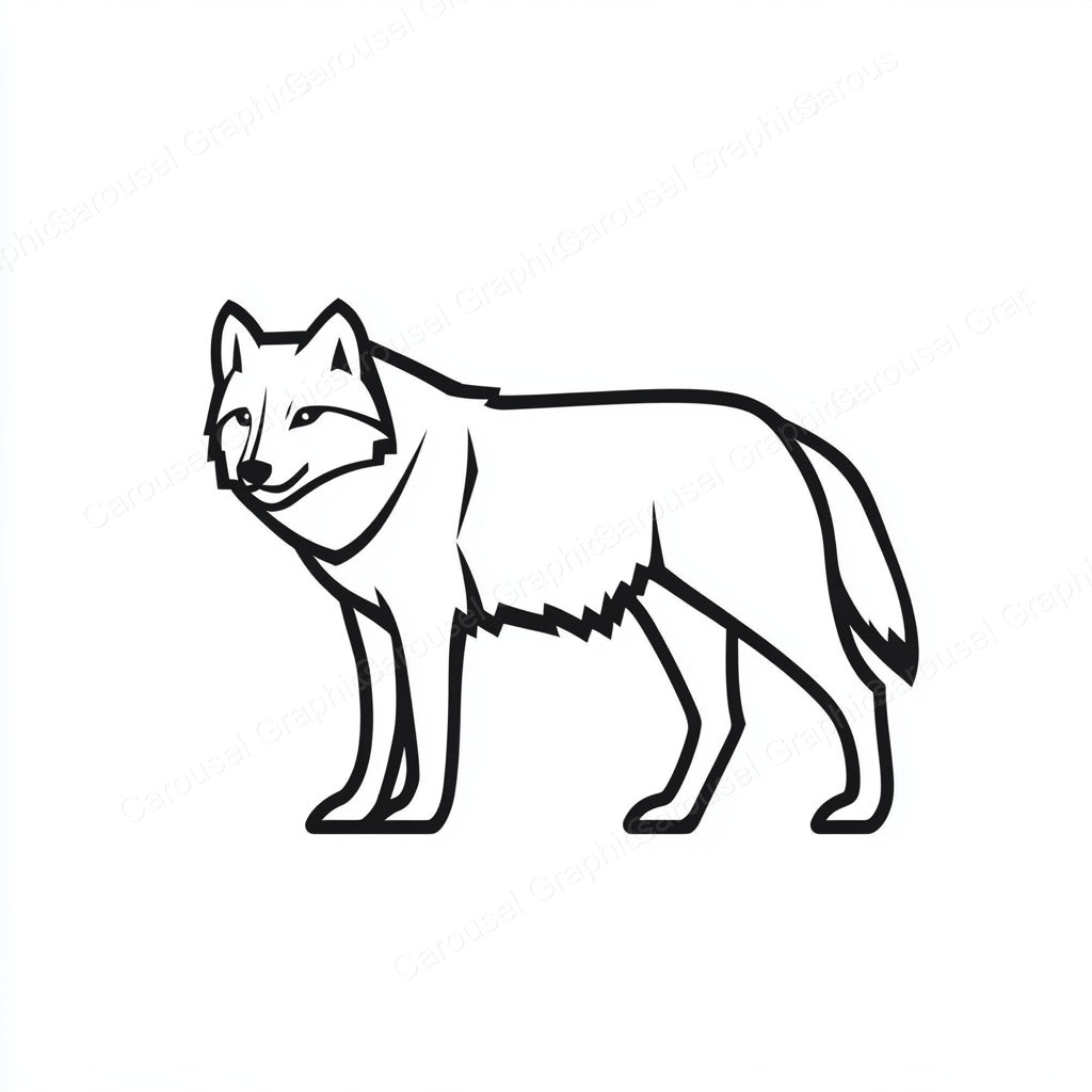 Wolf Vector Graphic preview