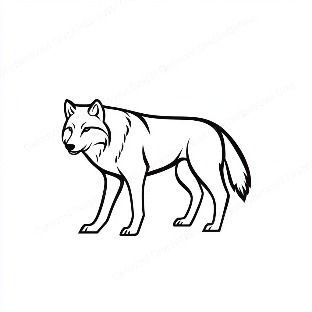 Wolf Vector Graphic preview