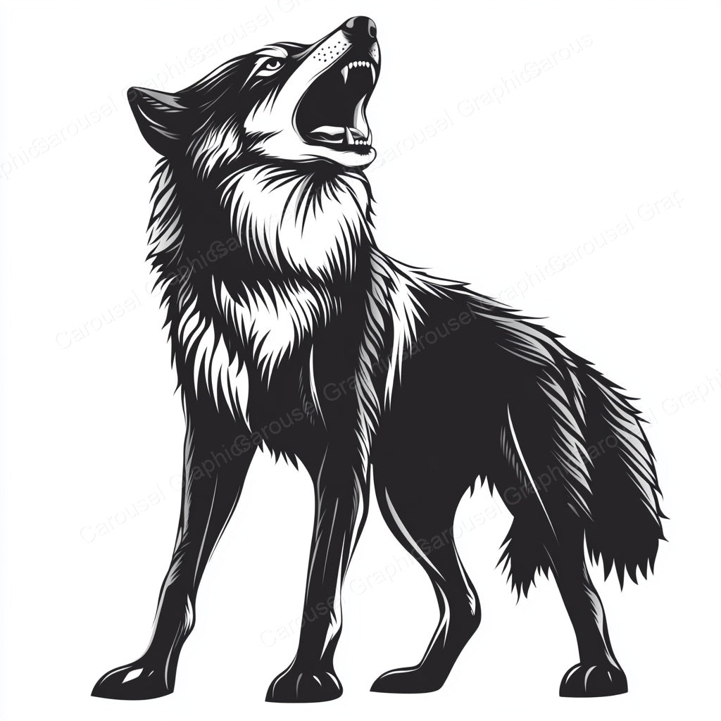 Wolf Vector Graphic preview