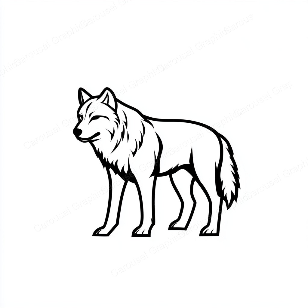 Wolf Vector Graphic preview