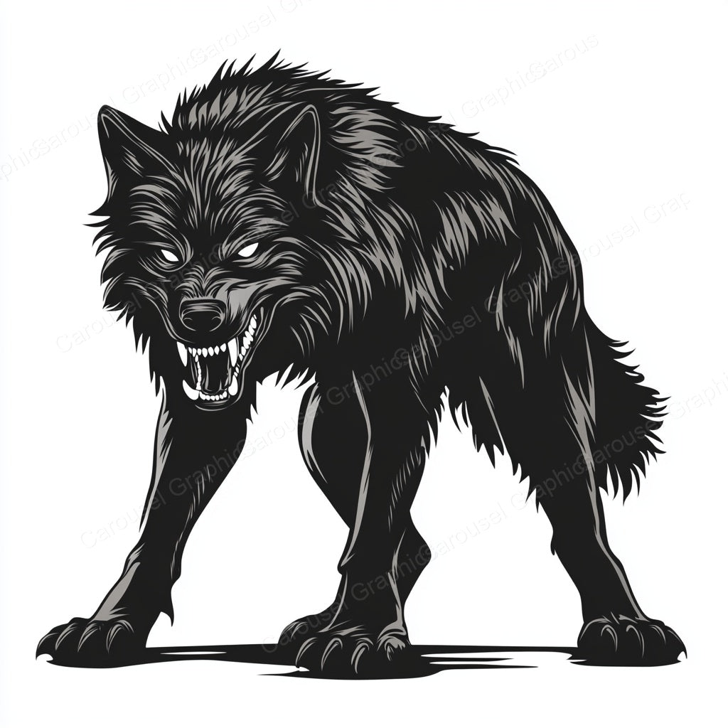 Wolf Vector Graphic preview
