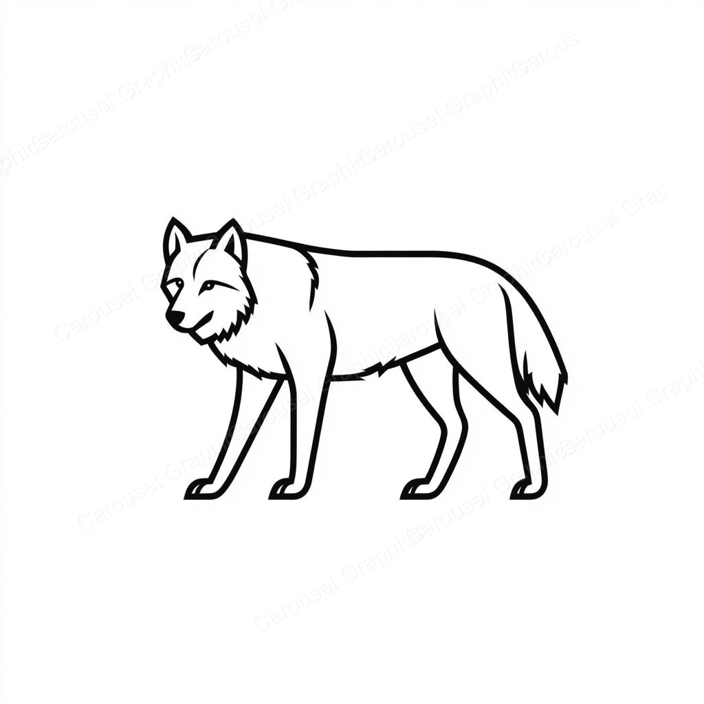 Wolf Vector Graphic preview