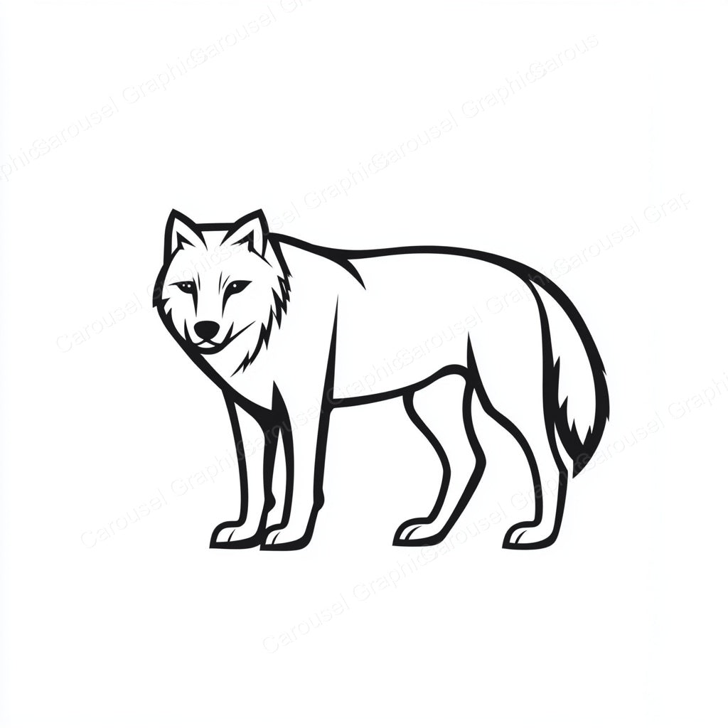 Wolf Vector Graphic preview
