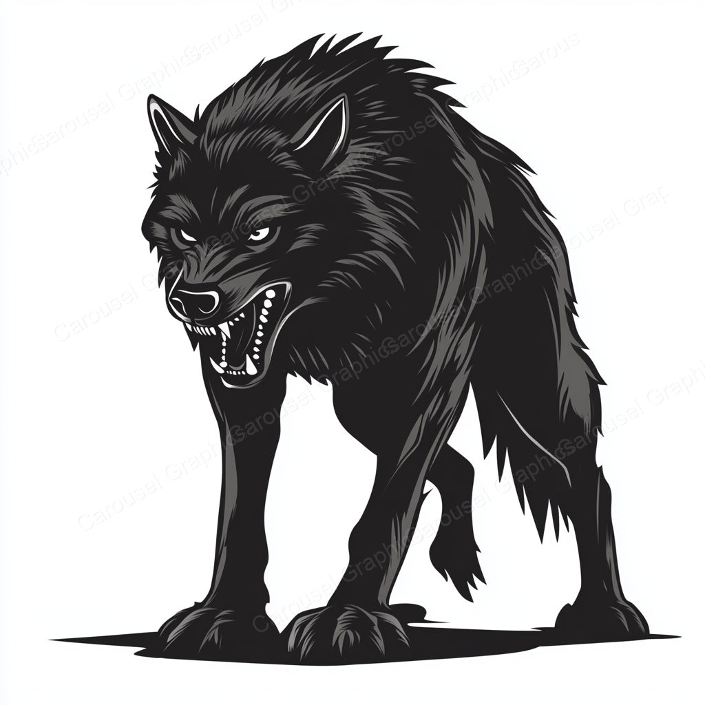 Wolf Vector Graphic preview