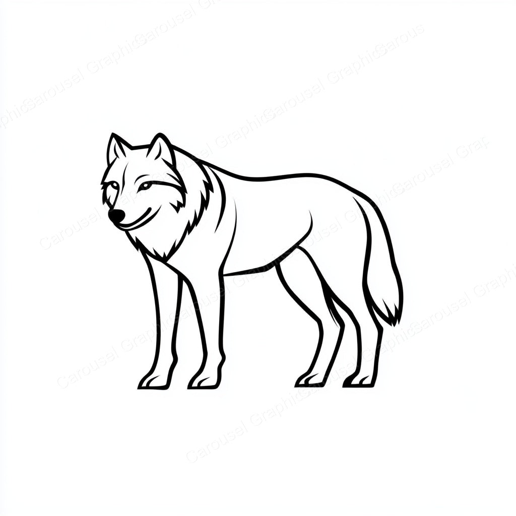 Wolf Vector Graphic preview