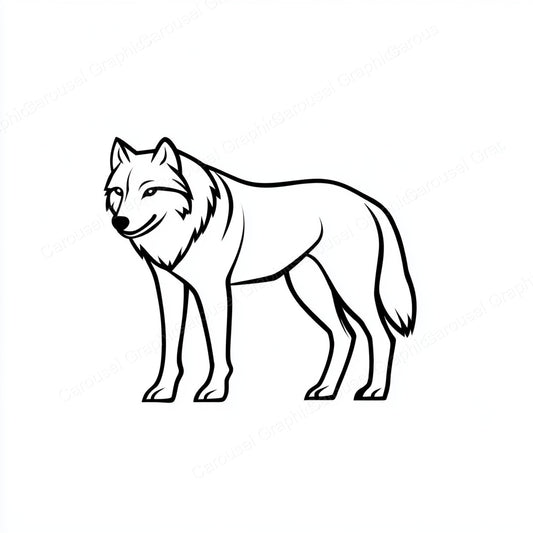 Wolf Vector Graphic preview