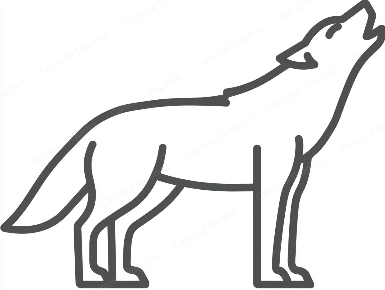 Wolf Vector Graphic preview