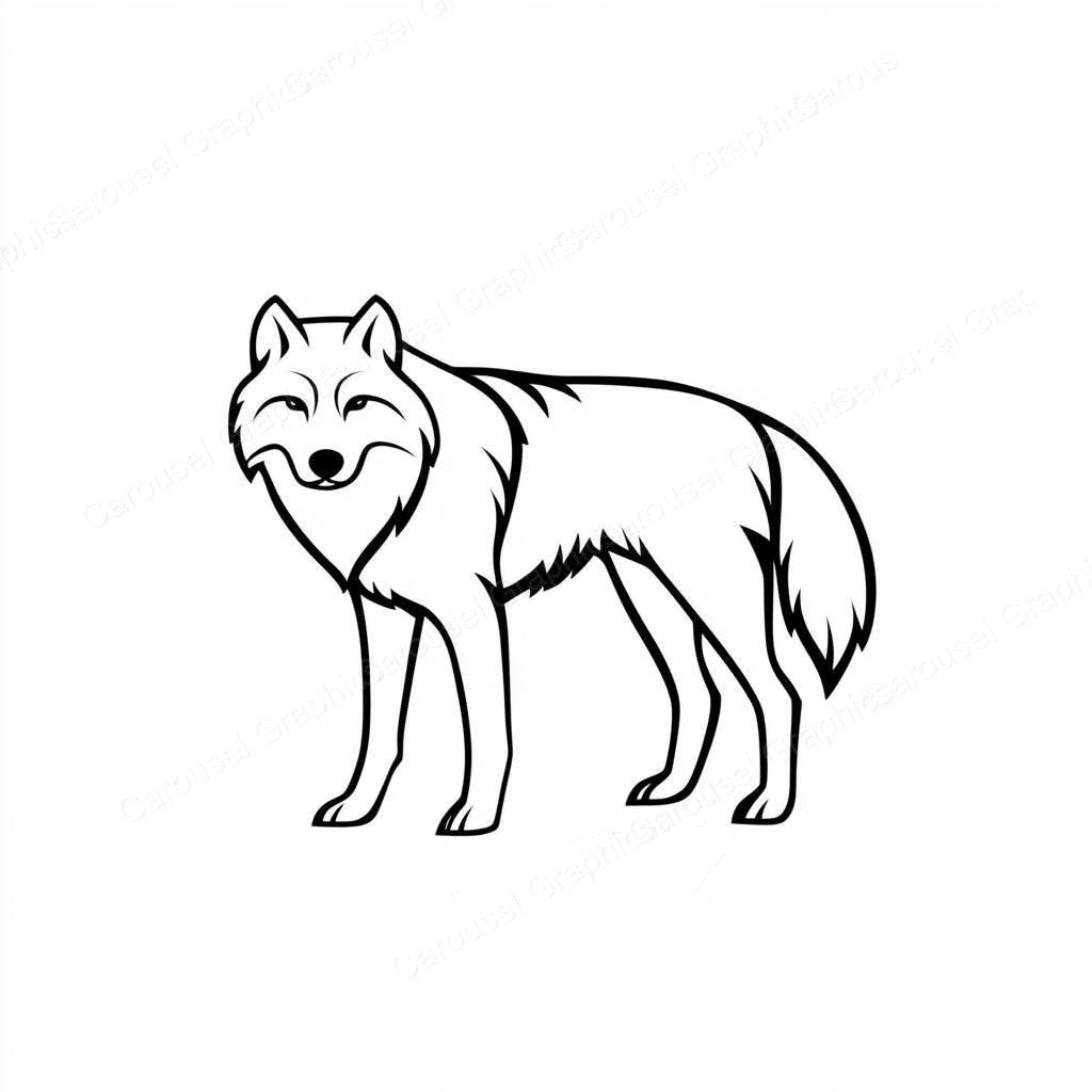 Wolf Vector Graphic preview