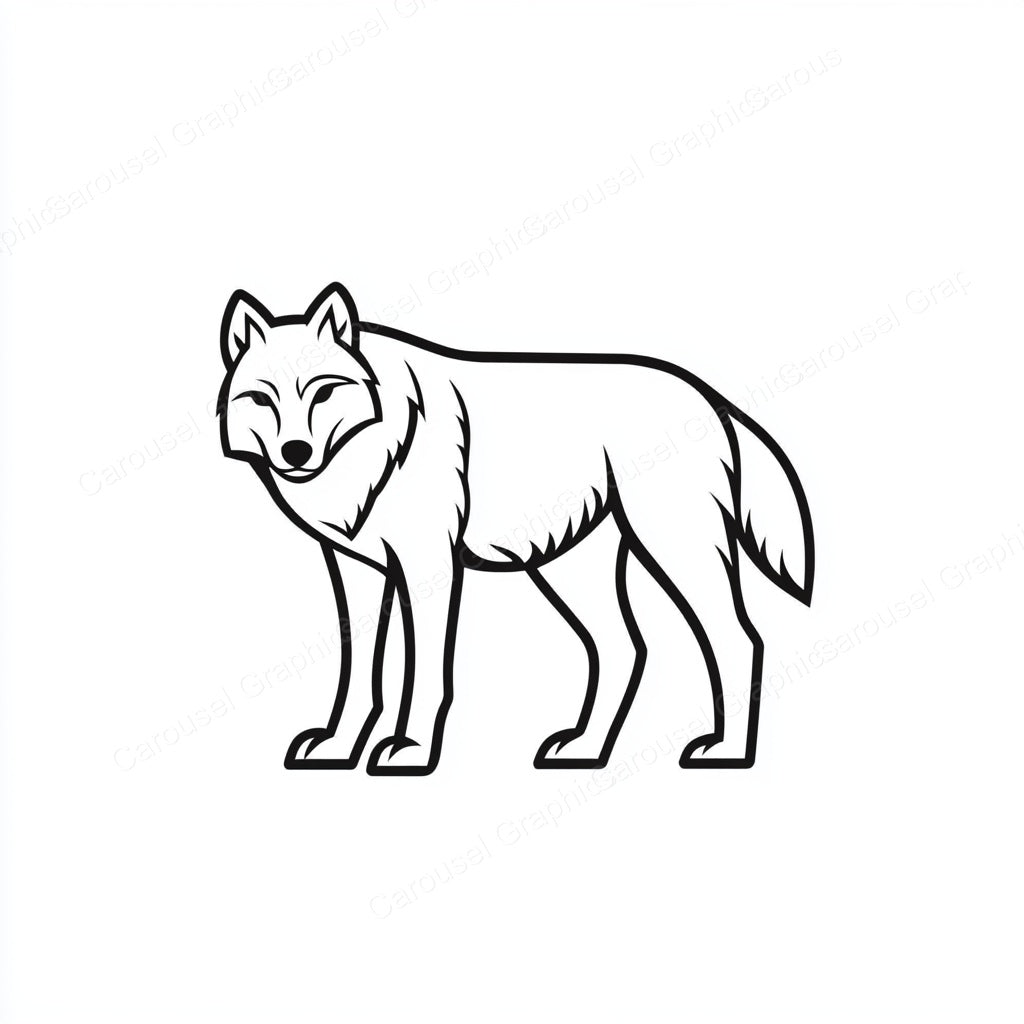 Wolf Vector Graphic preview