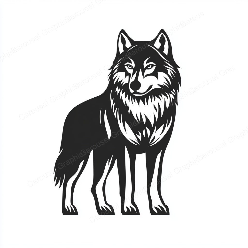 Wolf Vector Graphic preview