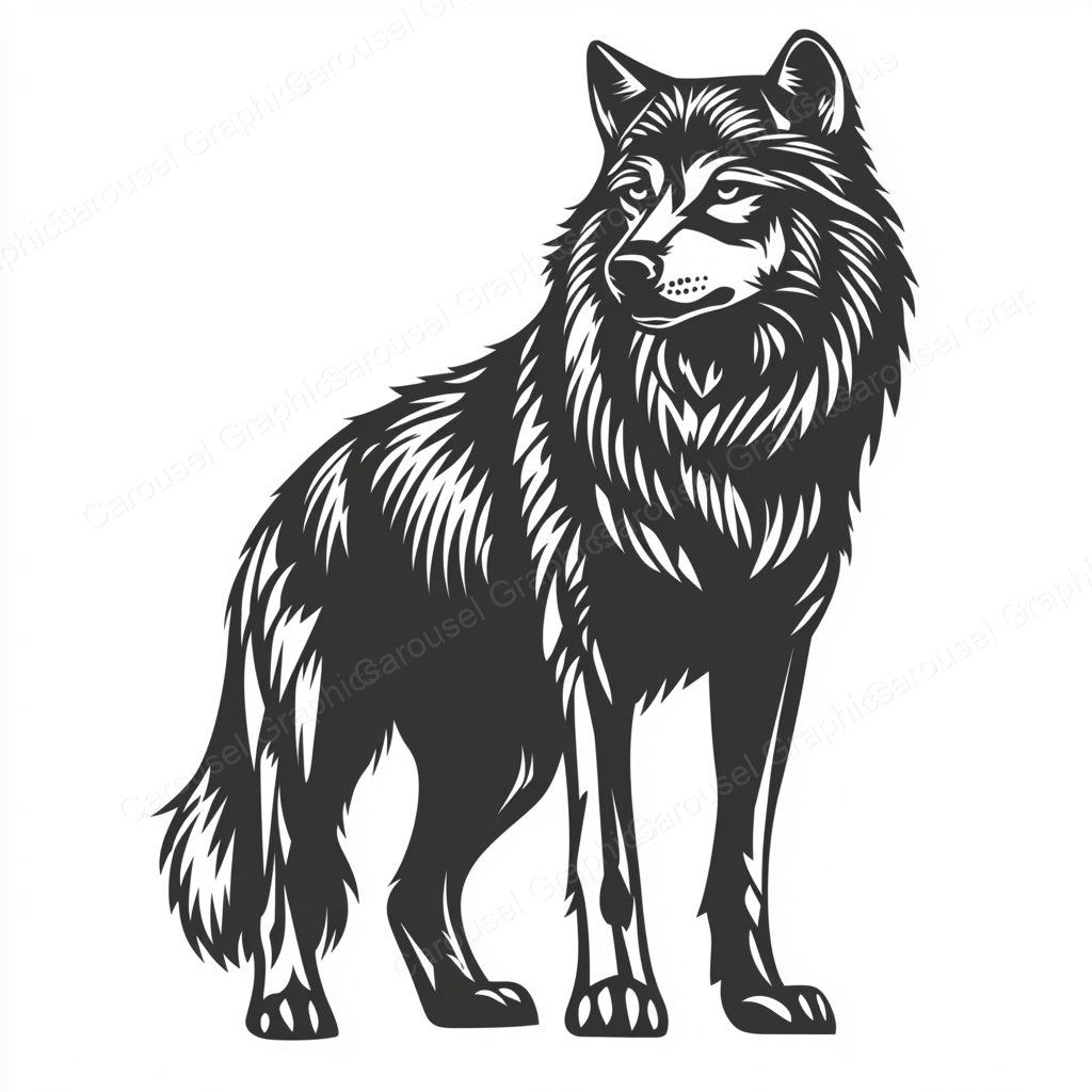 Wolf Vector Graphic preview