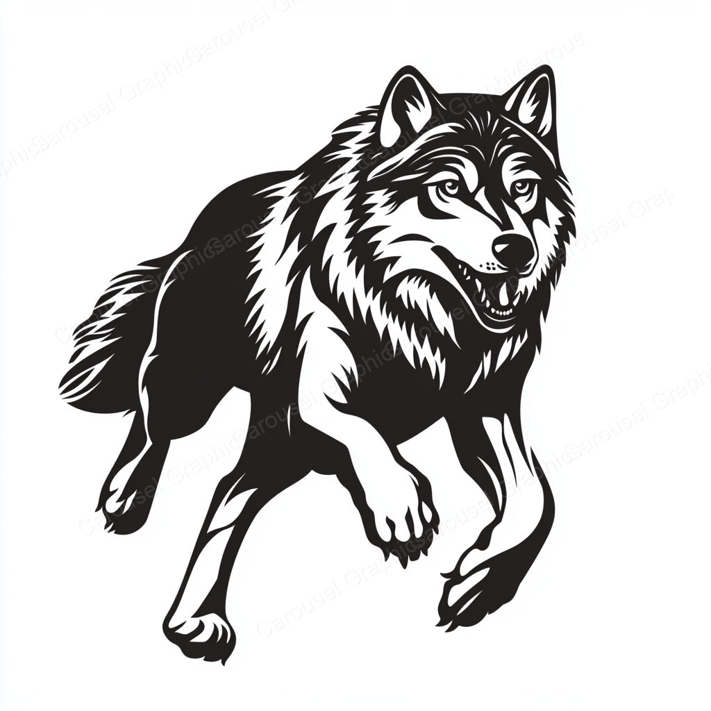 Wolf Vector Graphic preview