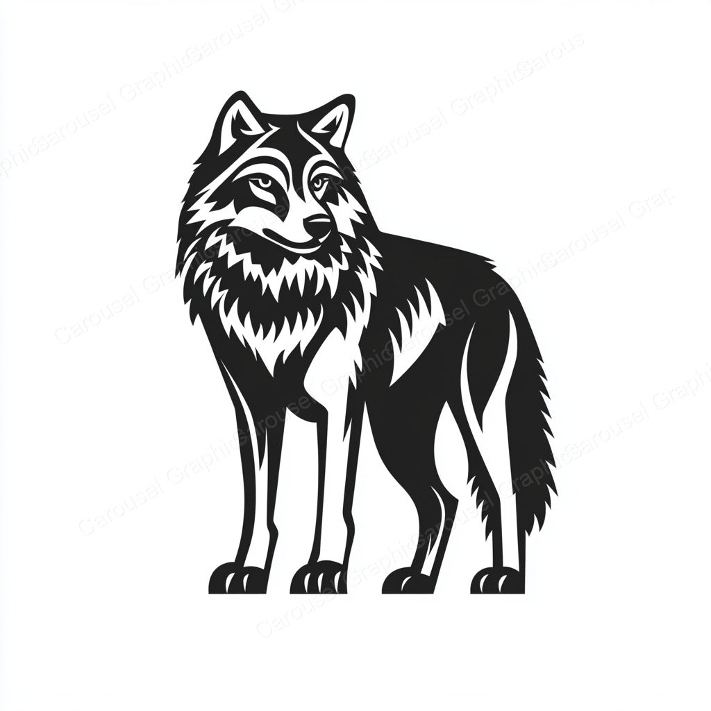 Wolf Vector Graphic preview