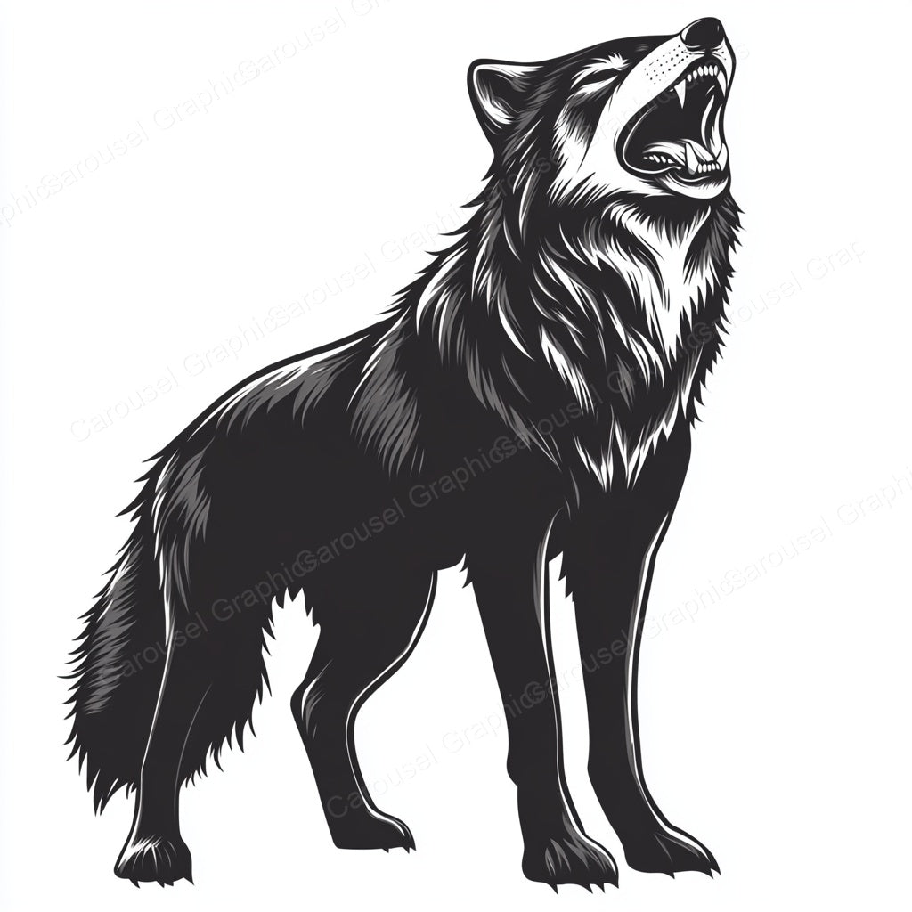 Wolf Vector Graphic preview
