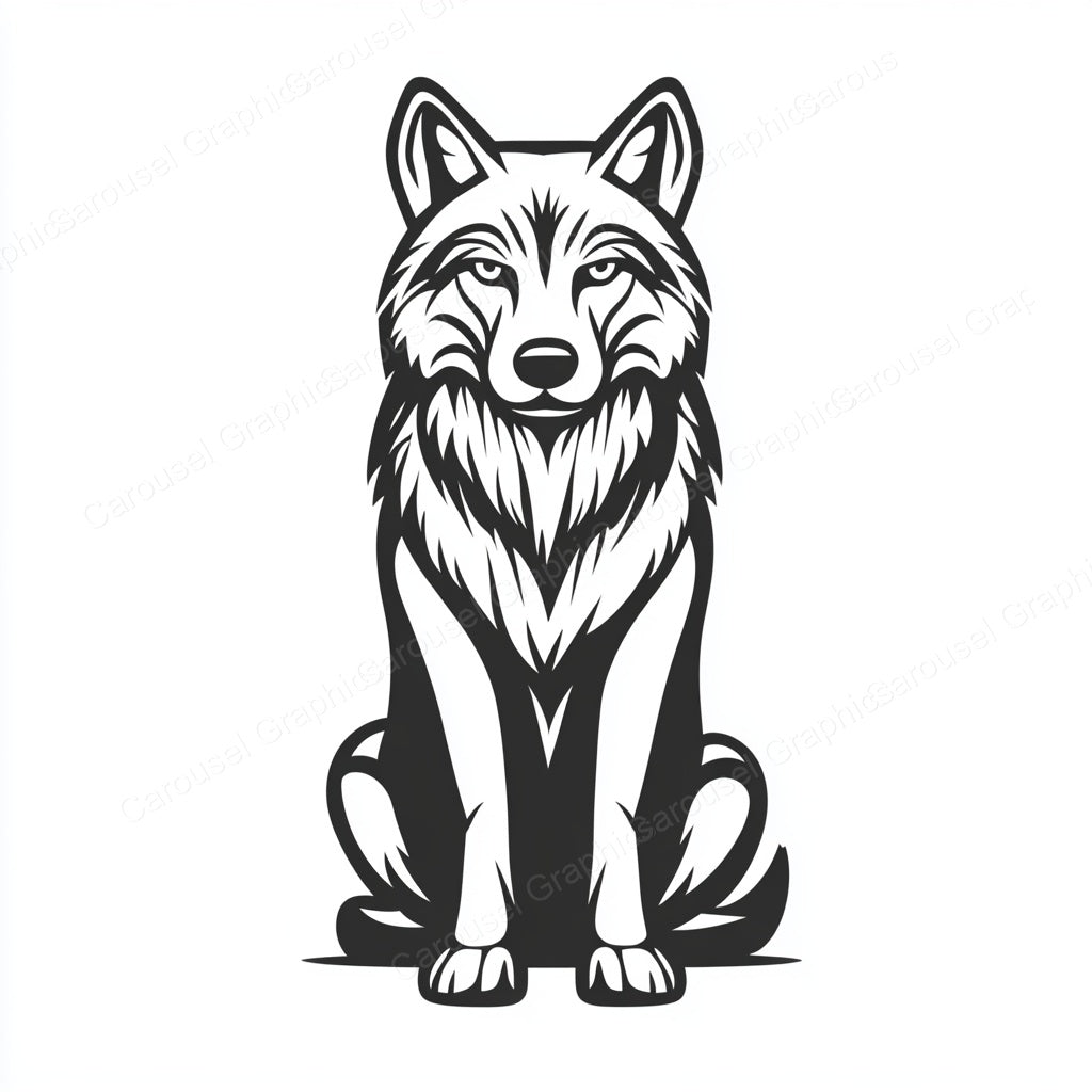 Wolf Vector Graphic preview