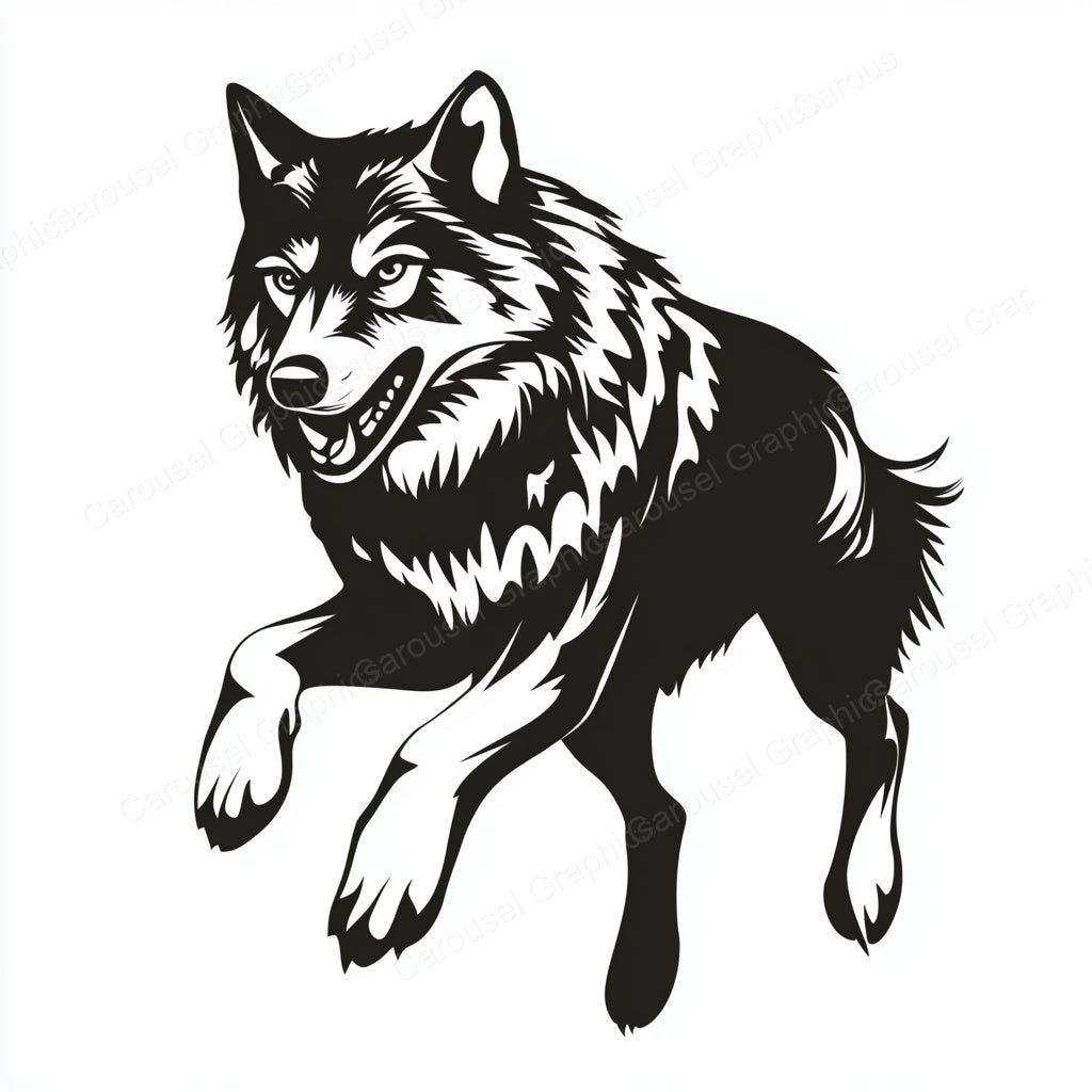 Wolf Vector Graphic preview