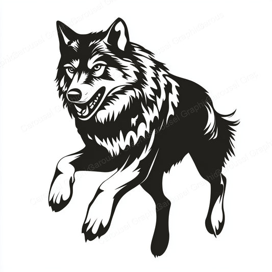 Wolf Vector Graphic preview