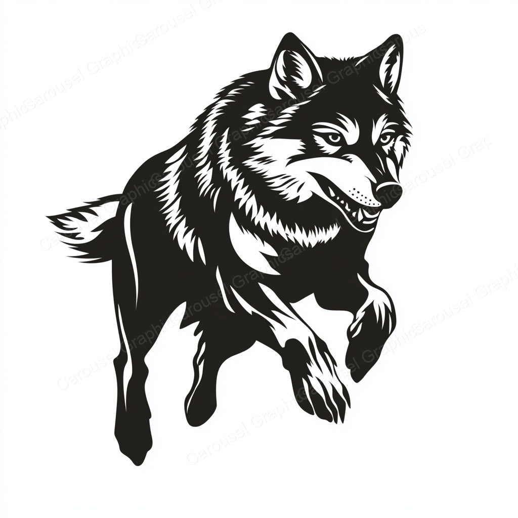 Wolf Vector Graphic preview