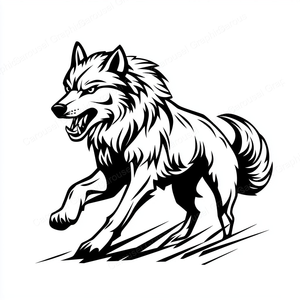 Wolf Vector Graphic preview