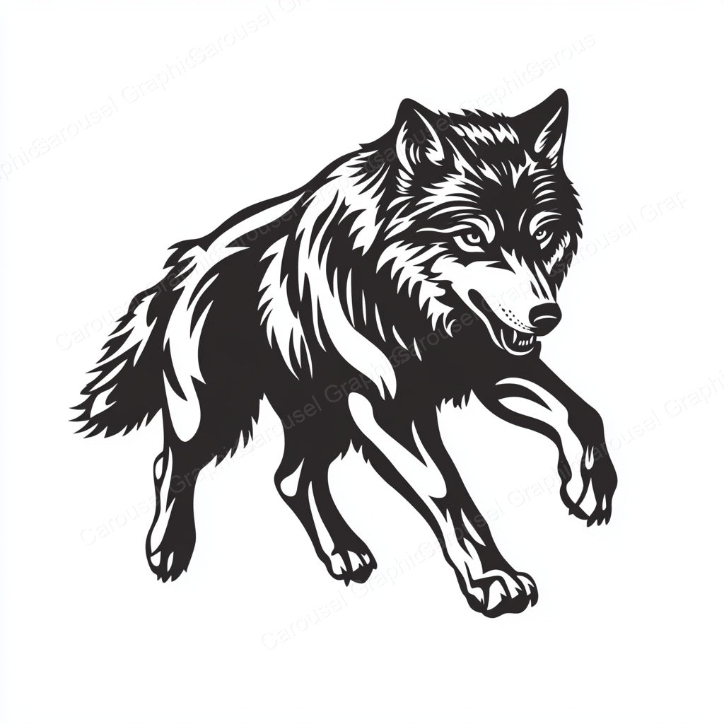 Wolf Vector Graphic preview