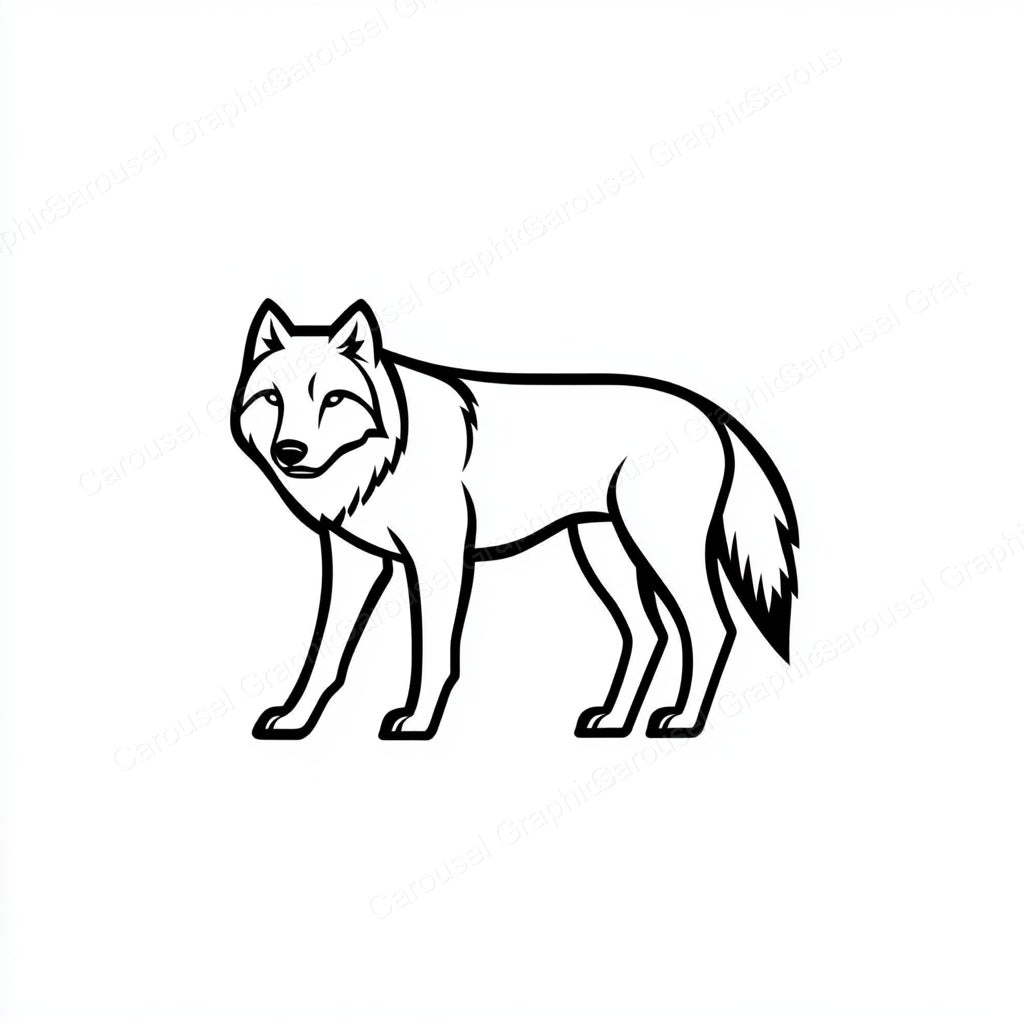 Wolf Vector Graphic preview