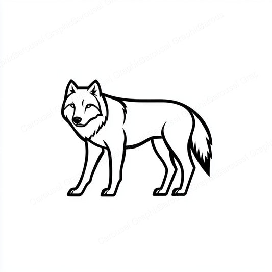 Wolf Vector Graphic preview