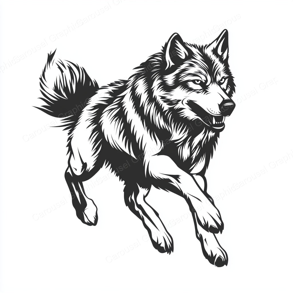 Wolf Vector Graphic preview
