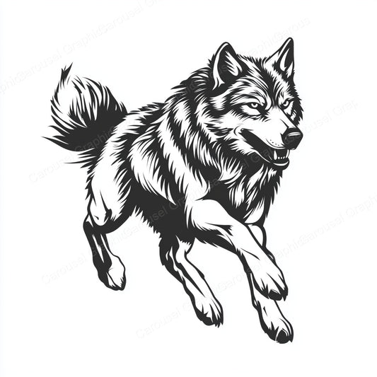 Wolf Vector Graphic preview