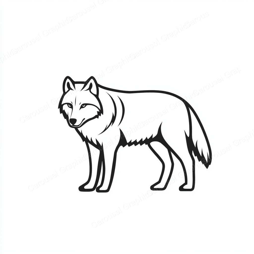 Wolf Vector Graphic preview