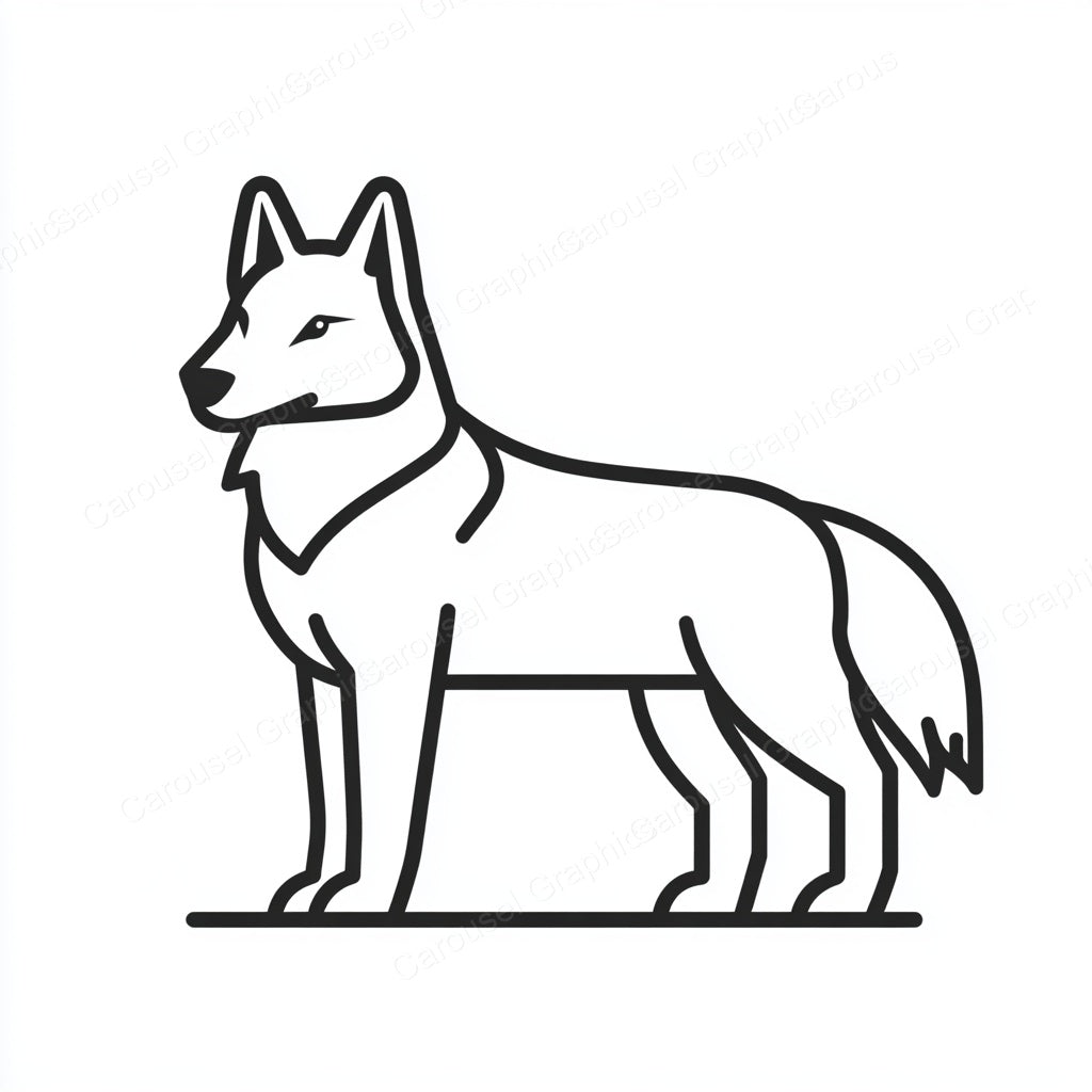 Wolf Vector Graphic preview