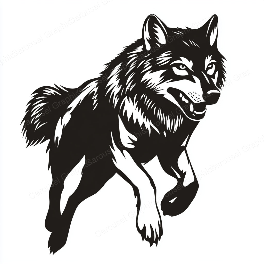 Wolf Vector Graphic preview