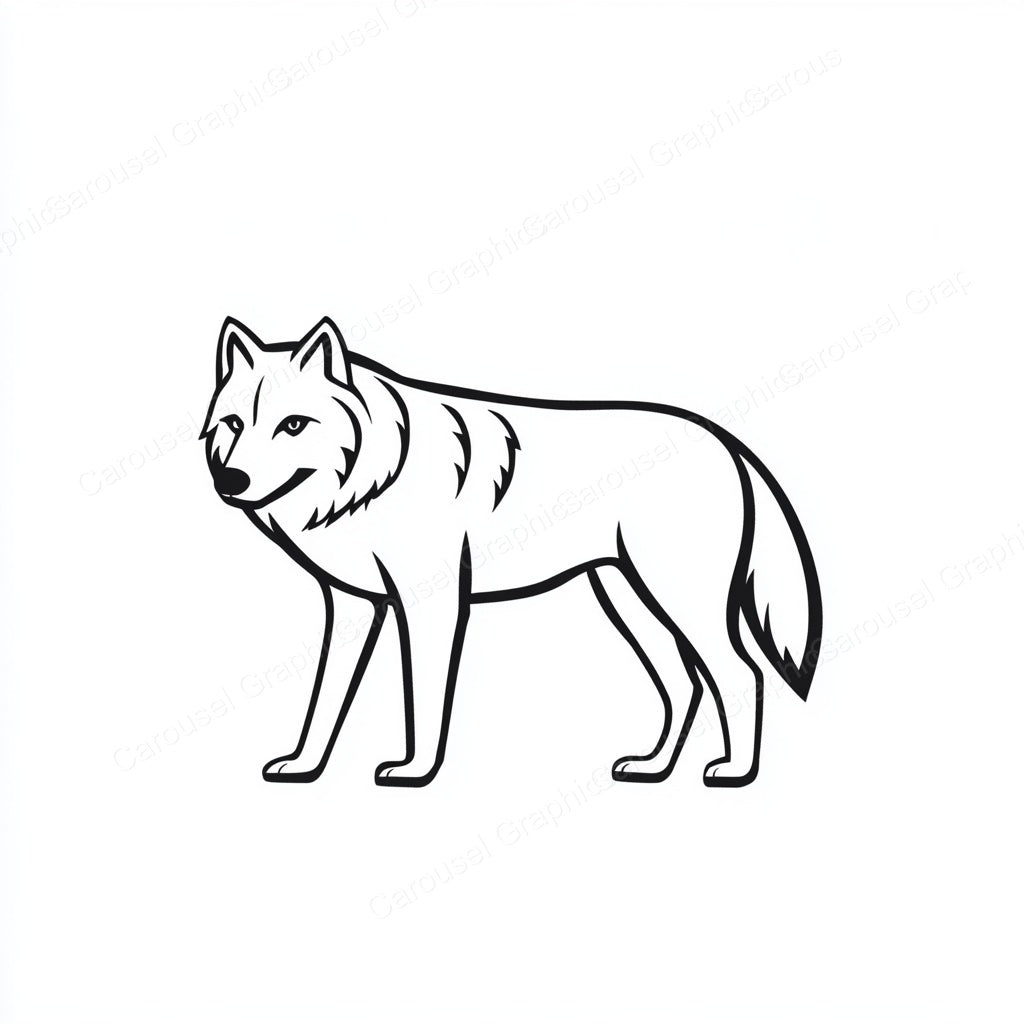 Wolf Vector Graphic preview