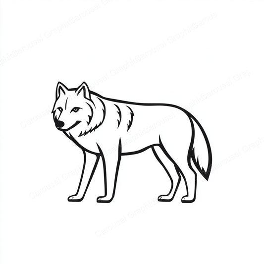 Wolf Vector Graphic preview